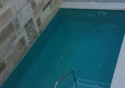 PISCINA RECTANGULAR “gresite verde”