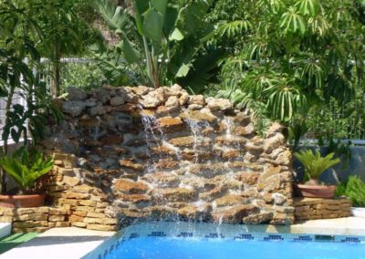 Fuentes para piscinas