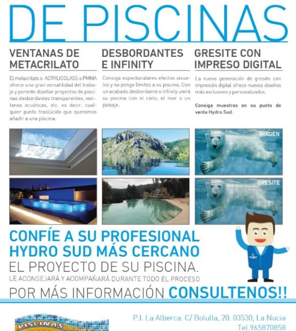 Nuevas tendencias en construcción de piscinas.