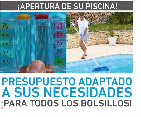 PRESUPUESTO ADAPTADOS !! EMPEZAMOS LA TEMPORADA DE BAÑO.